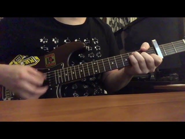 Running Wide Open by Coma Cinema Guitar Cover